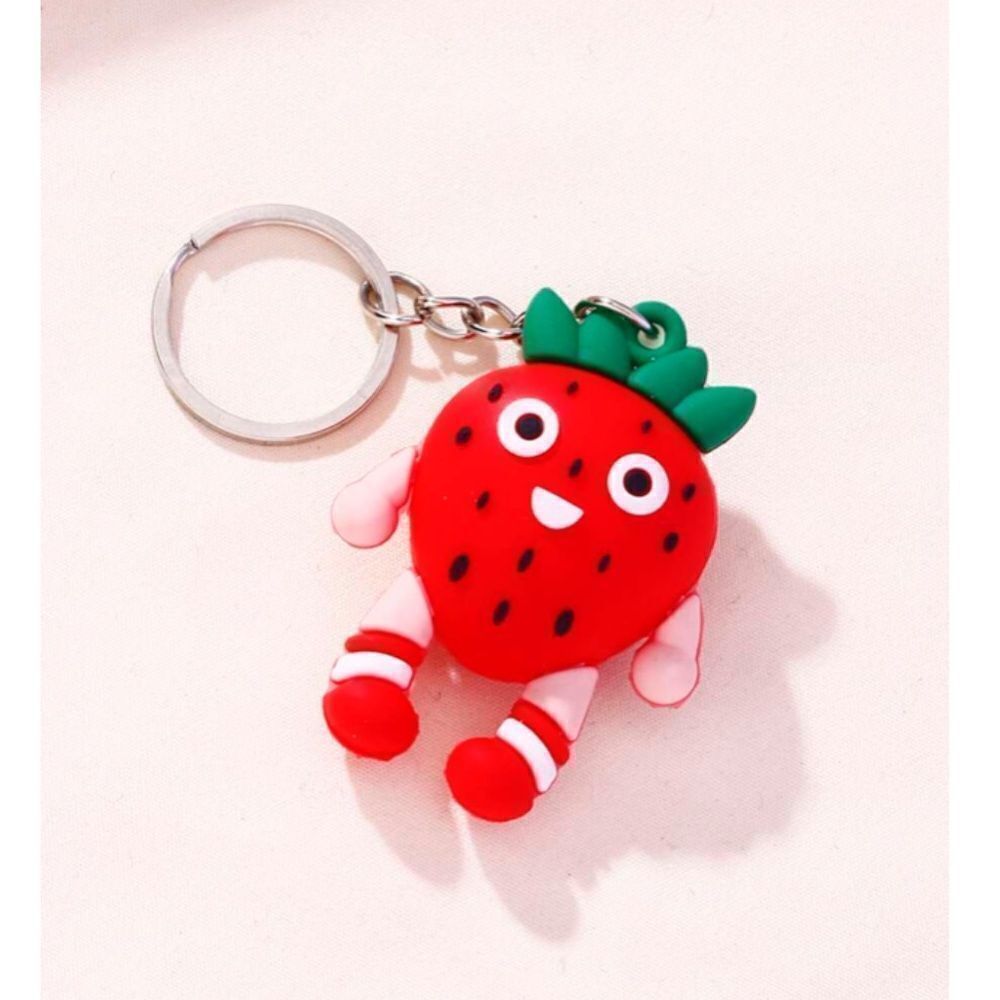 Cartoon Strawberry Keychain  *2/12$